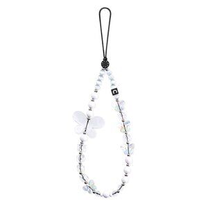 NEW - Casetify Clear Aurora Butterfly Phone Charm/ Wristlet